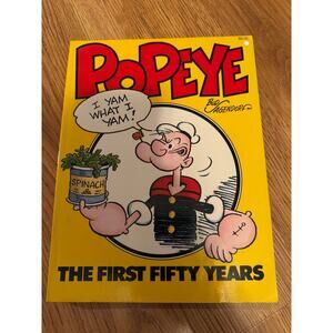 VTG 1979 First Printing Popeye The First Fifty Years Book by Bud Sagendorf 1970s